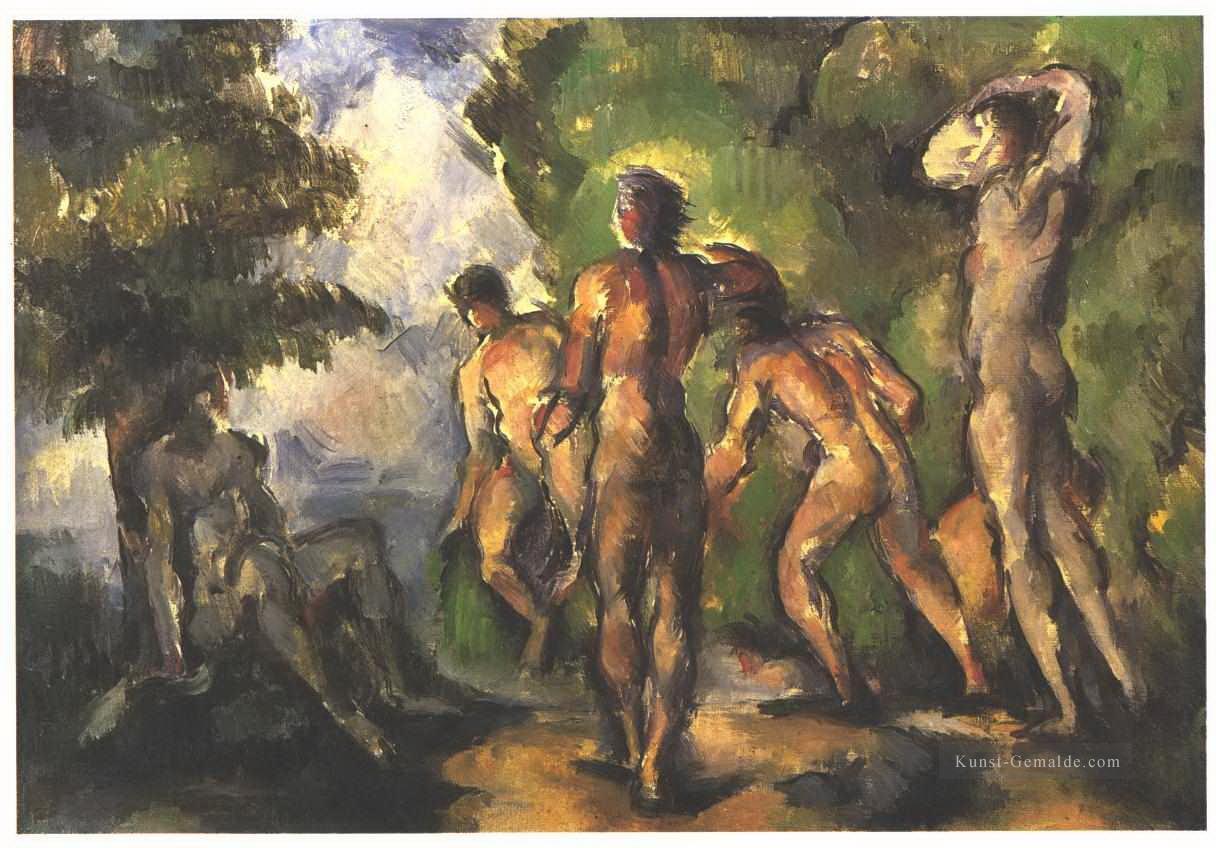 Badegäste im Ruhezustand Paul Cezanne Ölgemälde